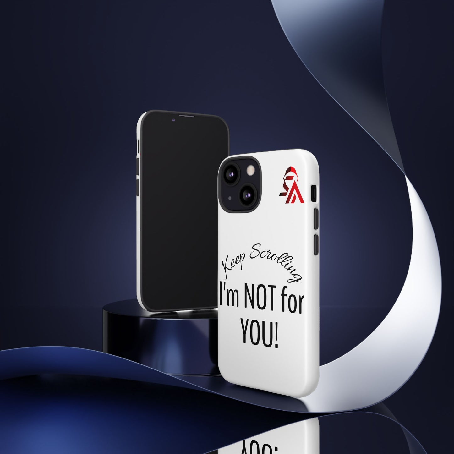 Keep Scrolling Phone Case - Tough Cases, Gift for Social Media Users, Trendy Phone Accessory, Funny Phone Cover, Modern Tech Gift
