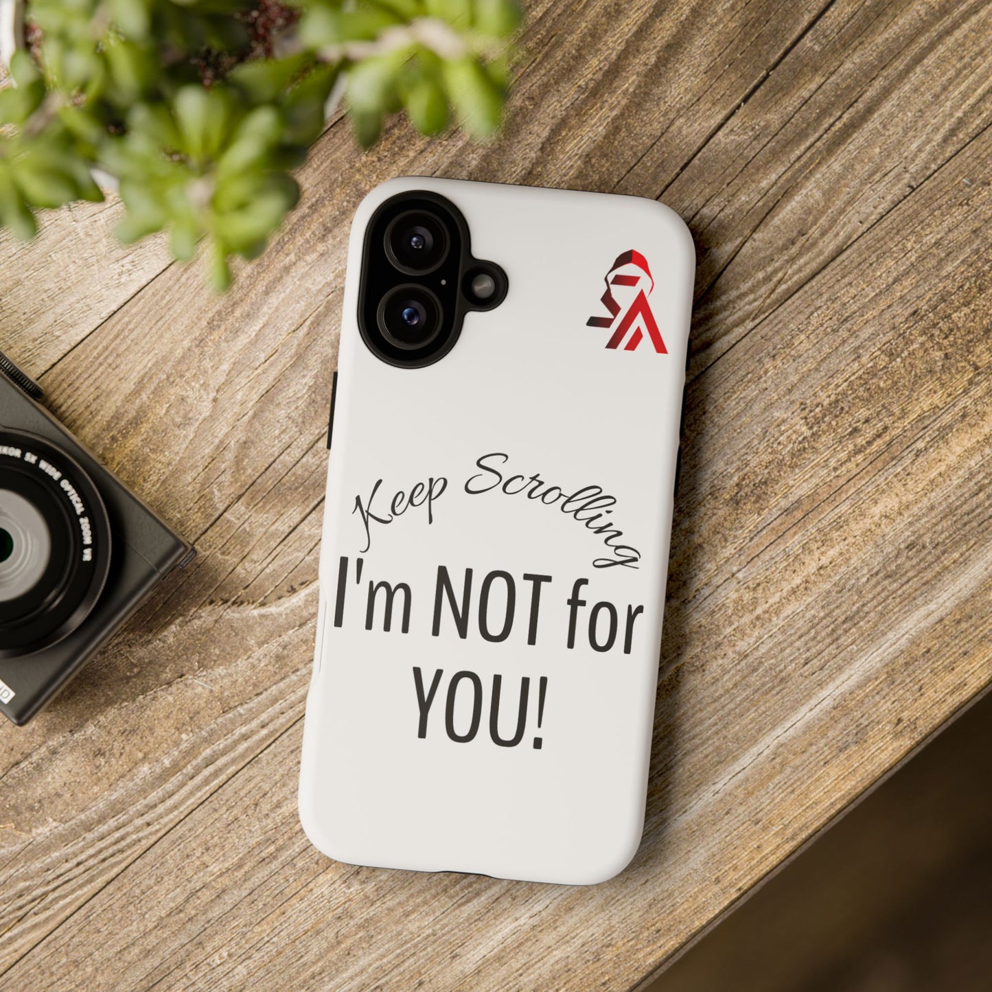 Keep Scrolling Phone Case - Tough Cases, Gift for Social Media Users, Trendy Phone Accessory, Funny Phone Cover, Modern Tech Gift