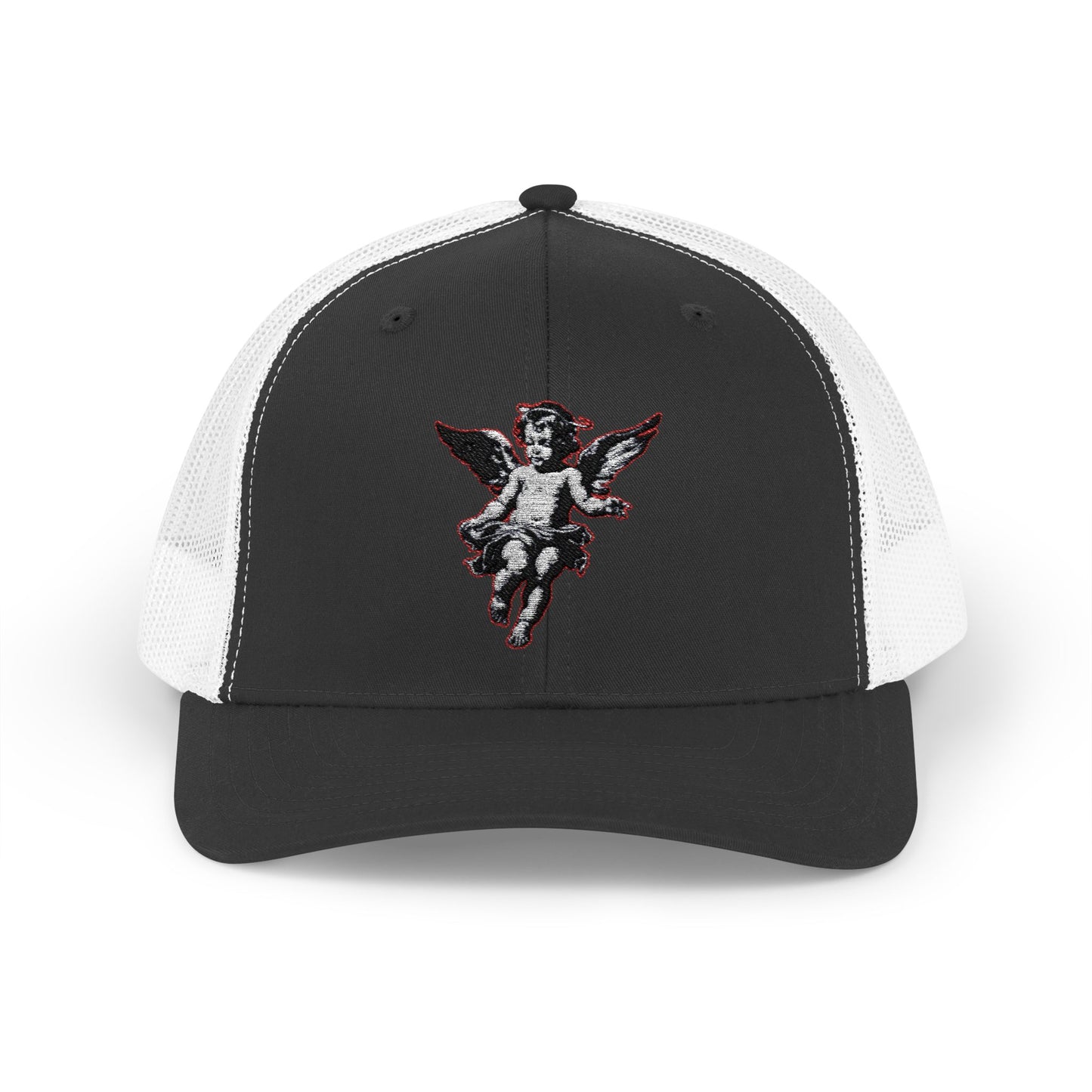 Angel Sequin Snapback Trucker Cap, Trendy Hat for Teens, Summer Style, Festival Wear, Gift for Friends, Casual Accessories