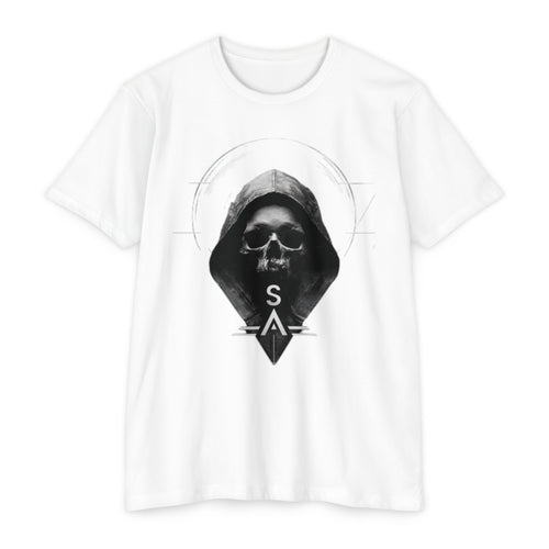 Gothic Skull Graphic T-Shirt | Unisex Streetwear Tee, Casual Wear, Halloween Gift, Edgy Fashion, Unique Design