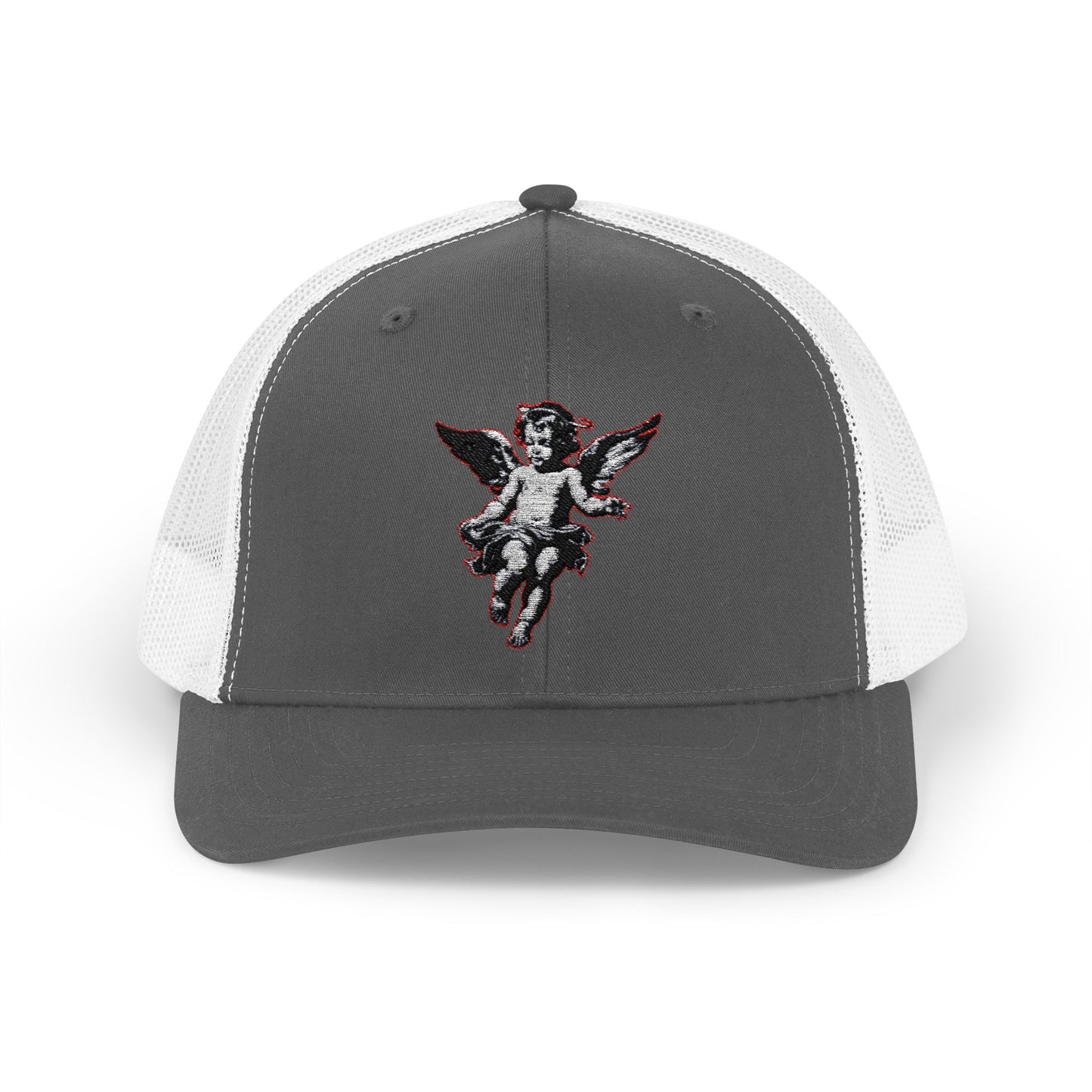 Angel Sequin Snapback Trucker Cap, Trendy Hat for Teens, Summer Style, Festival Wear, Gift for Friends, Casual Accessories
