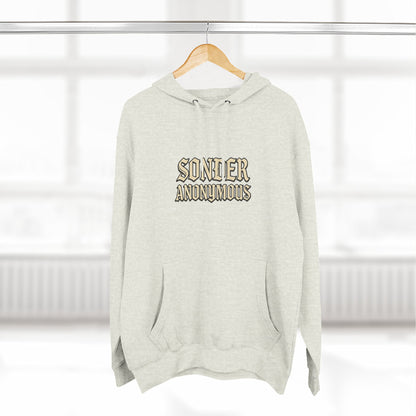 Sonder Anonymous Three-Panel Fleece Hoodie for Ultimate Comfort, Casual Style, Streetwear, Unique Gift, Everyday Wear