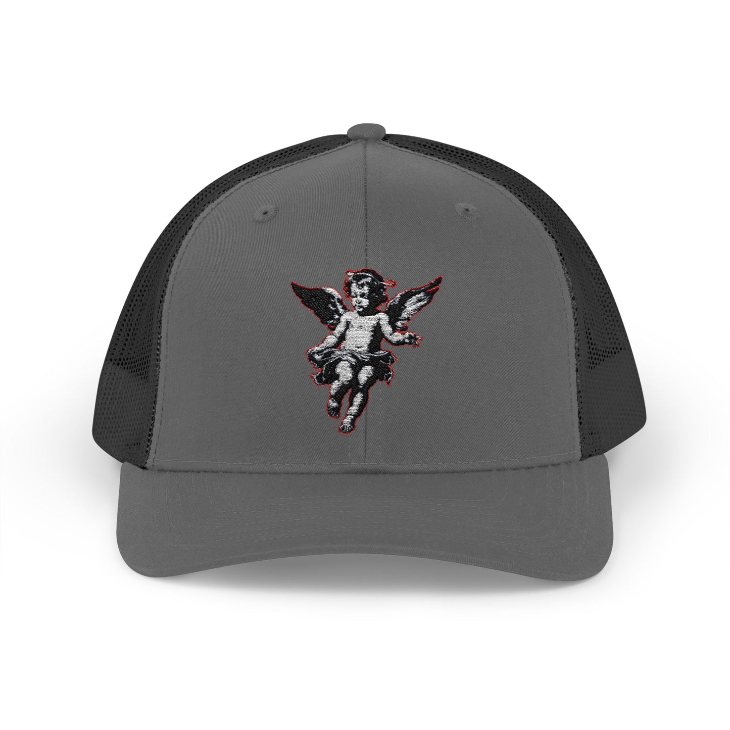 Angel Sequin Snapback Trucker Cap, Trendy Hat for Teens, Summer Style, Festival Wear, Gift for Friends, Casual Accessories