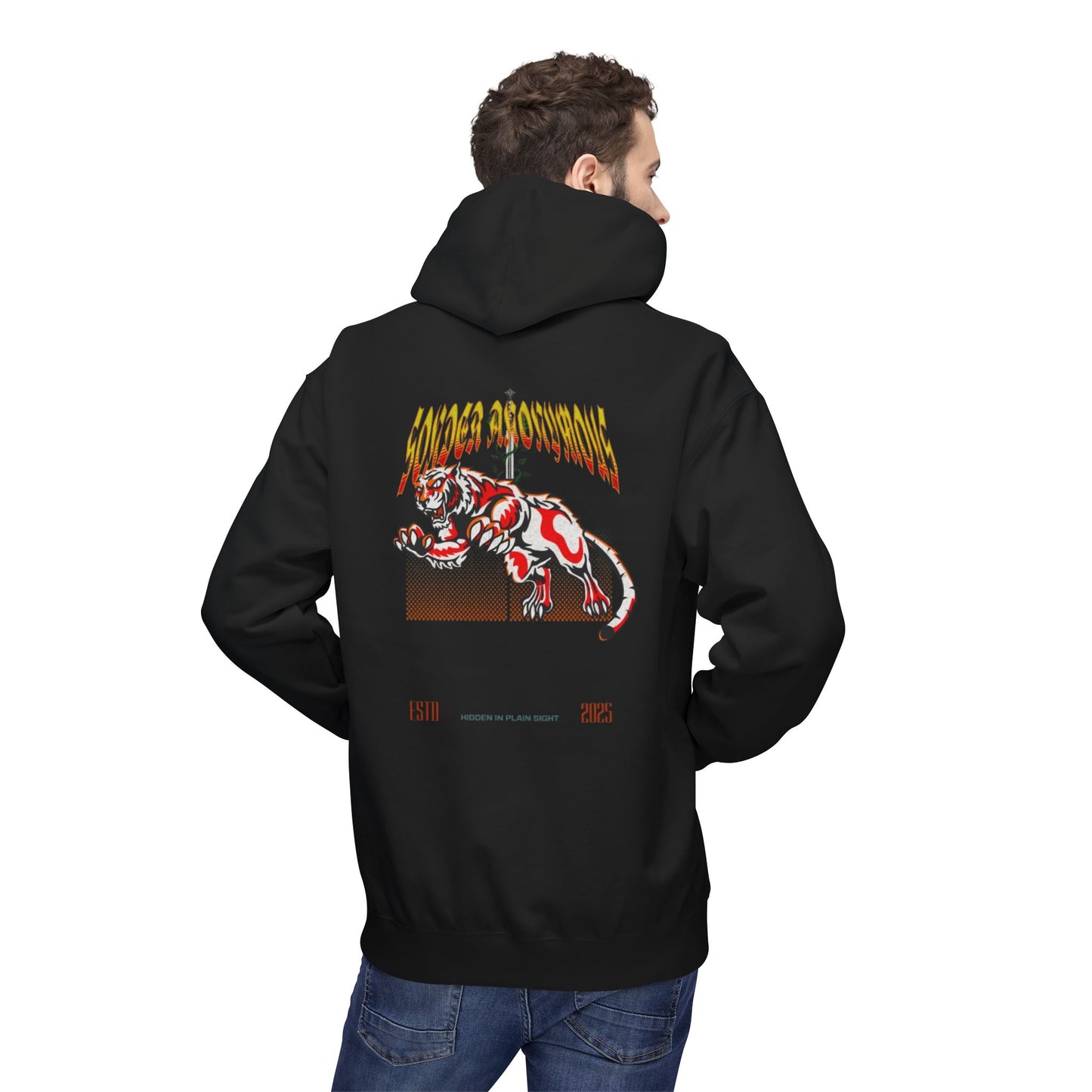 Sonder Anonymous Unisex Fleece Hoodie, Graphic Sweatshirt, Cozy Casual Wear, Gift for Friends, Streetwear Style