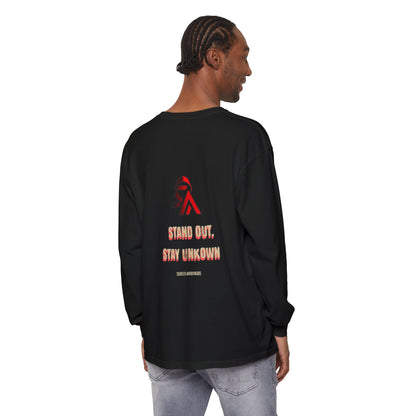 Edgy Angel Long Sleeve T-Shirt, Streetwear Fashion, Casual Wear, Unique Graphic Tee, Unisex Apparel, Gift for Him/Her