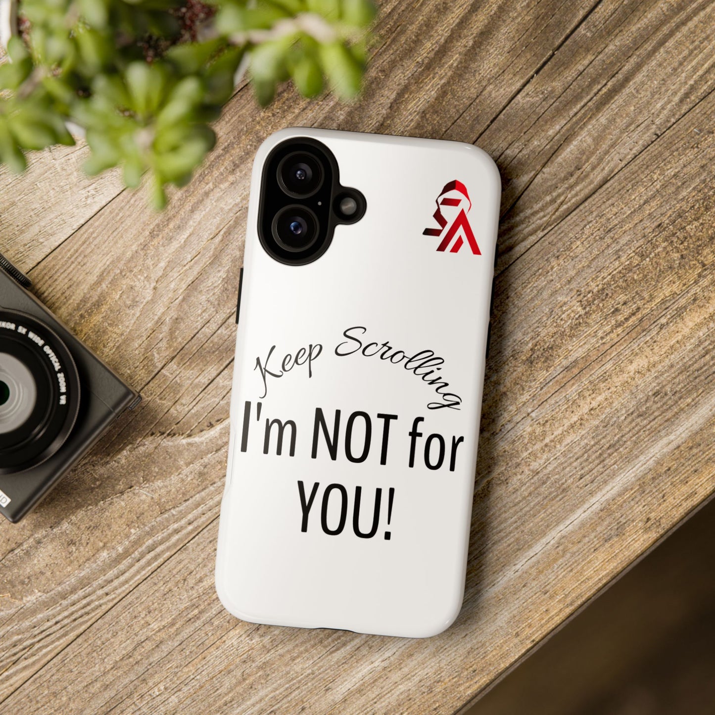 Keep Scrolling Phone Case - Tough Cases, Gift for Social Media Users, Trendy Phone Accessory, Funny Phone Cover, Modern Tech Gift