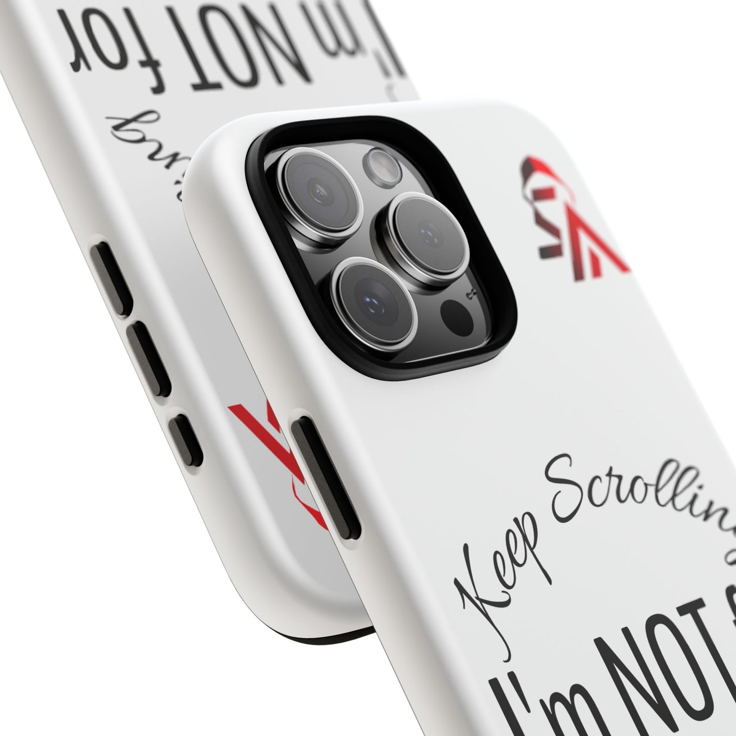 Keep Scrolling Phone Case - Tough Cases, Gift for Social Media Users, Trendy Phone Accessory, Funny Phone Cover, Modern Tech Gift