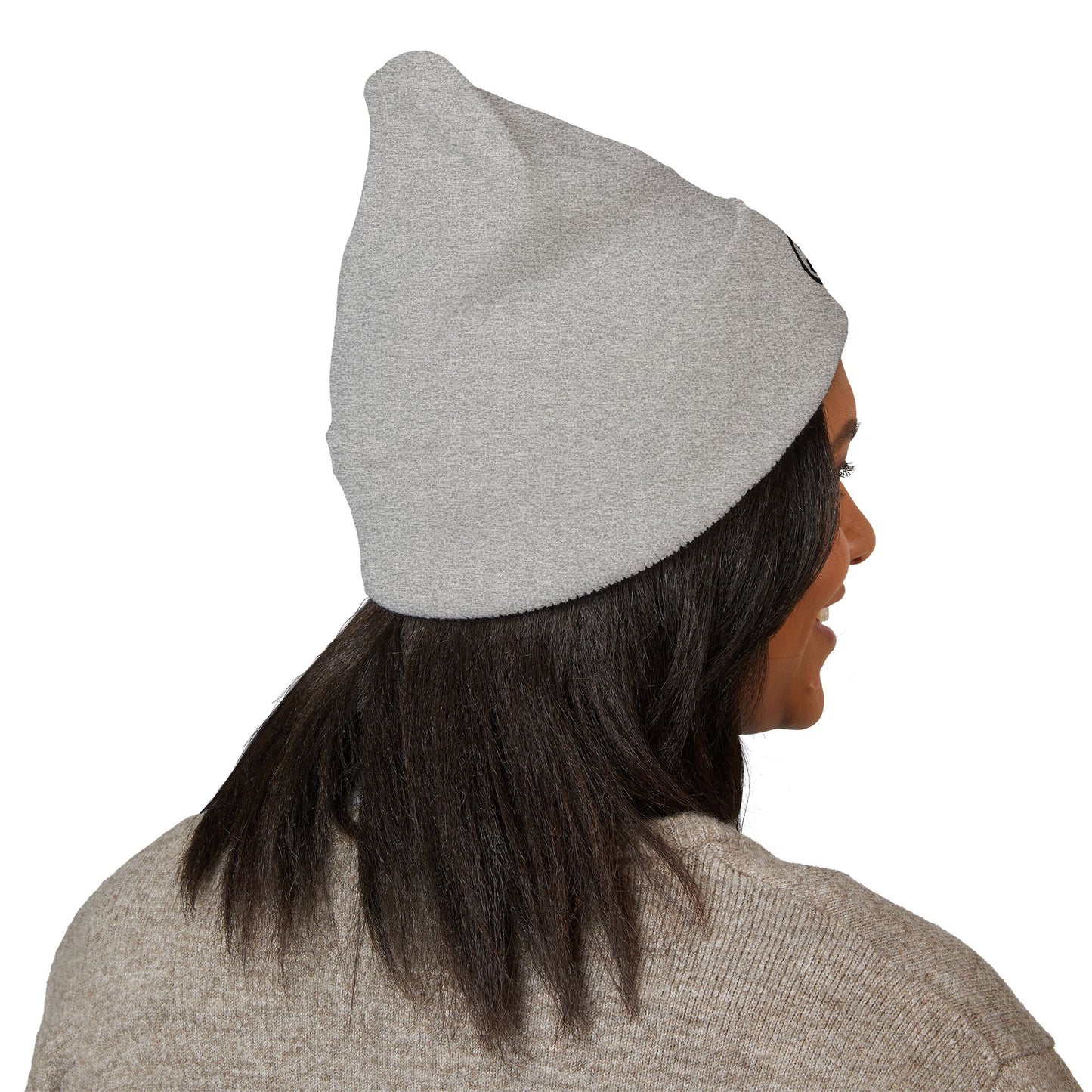 Classic Cuffed Beanie Hat, Embroidered Winter Hat, Unisex Knit Cap, Warm Beanie for Gift, Casual Outdoor Accessory