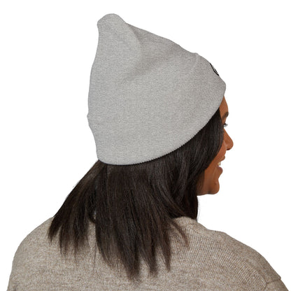 Classic Cuffed Beanie Hat, Embroidered Winter Hat, Unisex Knit Cap, Warm Beanie for Gift, Casual Outdoor Accessory