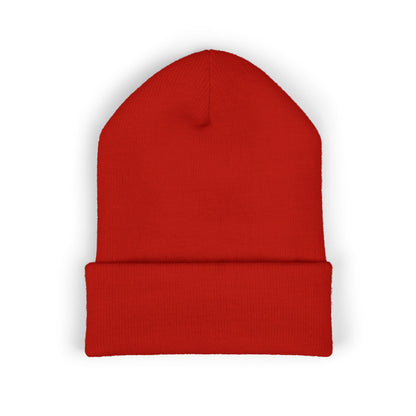 Classic Cuffed Beanie Hat, Embroidered Winter Hat, Unisex Knit Cap, Warm Beanie for Gift, Casual Outdoor Accessory
