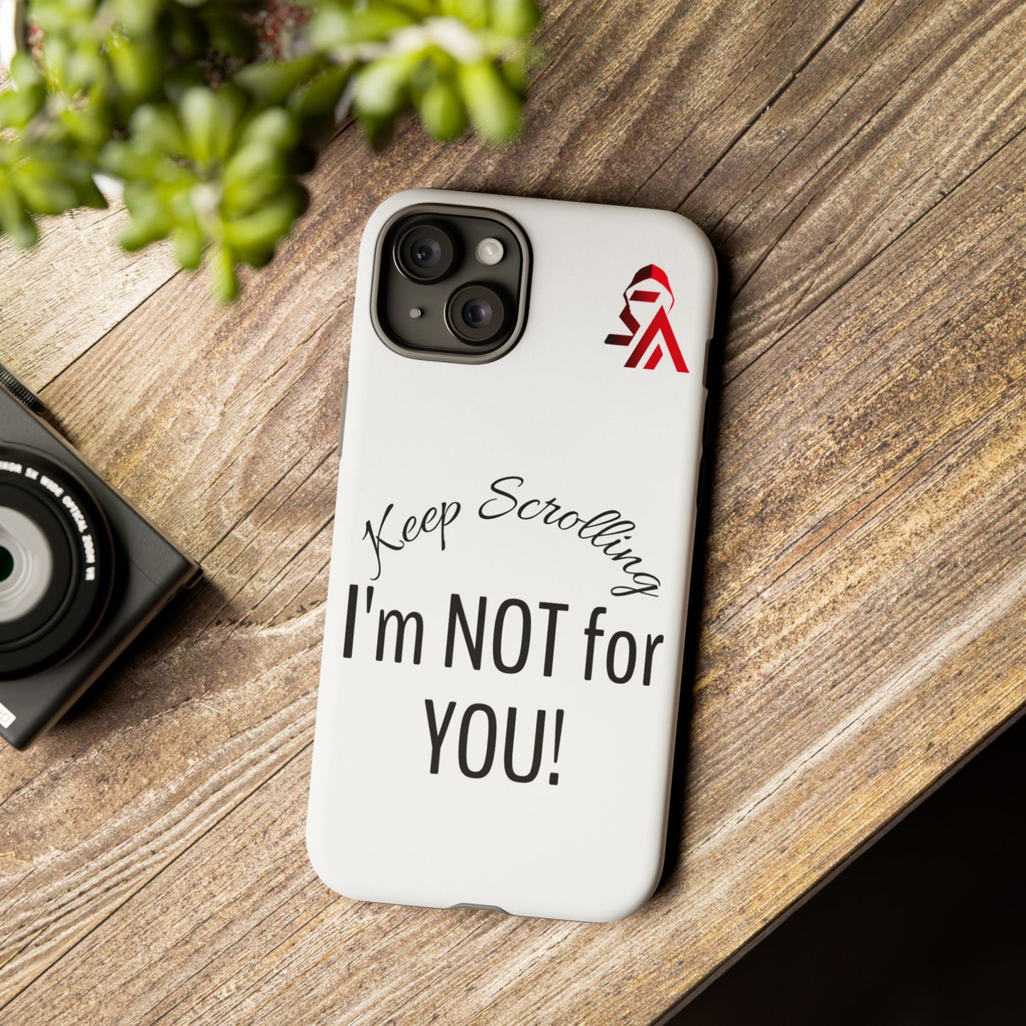 Keep Scrolling Phone Case - Tough Cases, Gift for Social Media Users, Trendy Phone Accessory, Funny Phone Cover, Modern Tech Gift