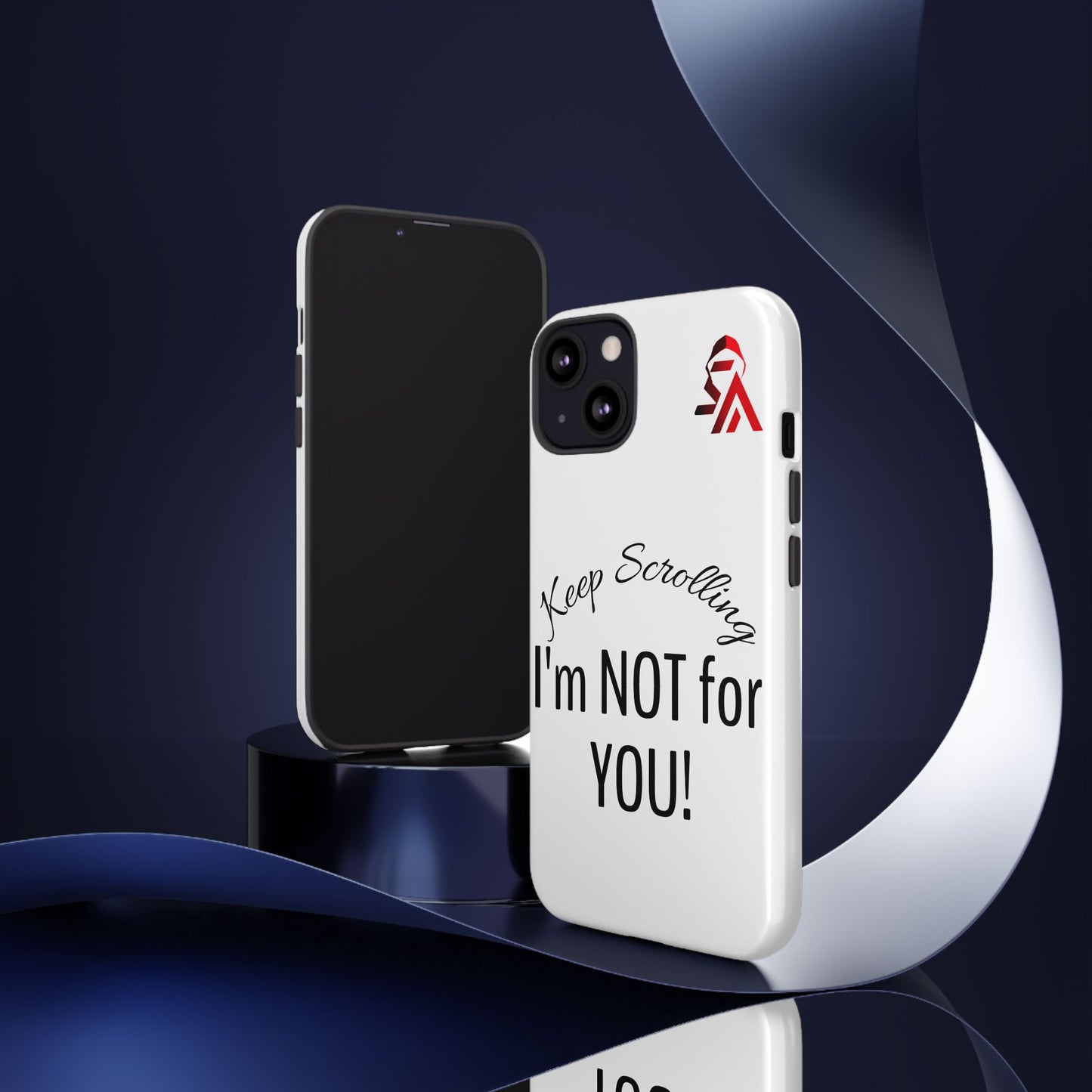 Keep Scrolling Phone Case - Tough Cases, Gift for Social Media Users, Trendy Phone Accessory, Funny Phone Cover, Modern Tech Gift