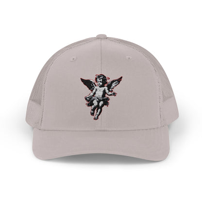 Angel Sequin Snapback Trucker Cap, Trendy Hat for Teens, Summer Style, Festival Wear, Gift for Friends, Casual Accessories