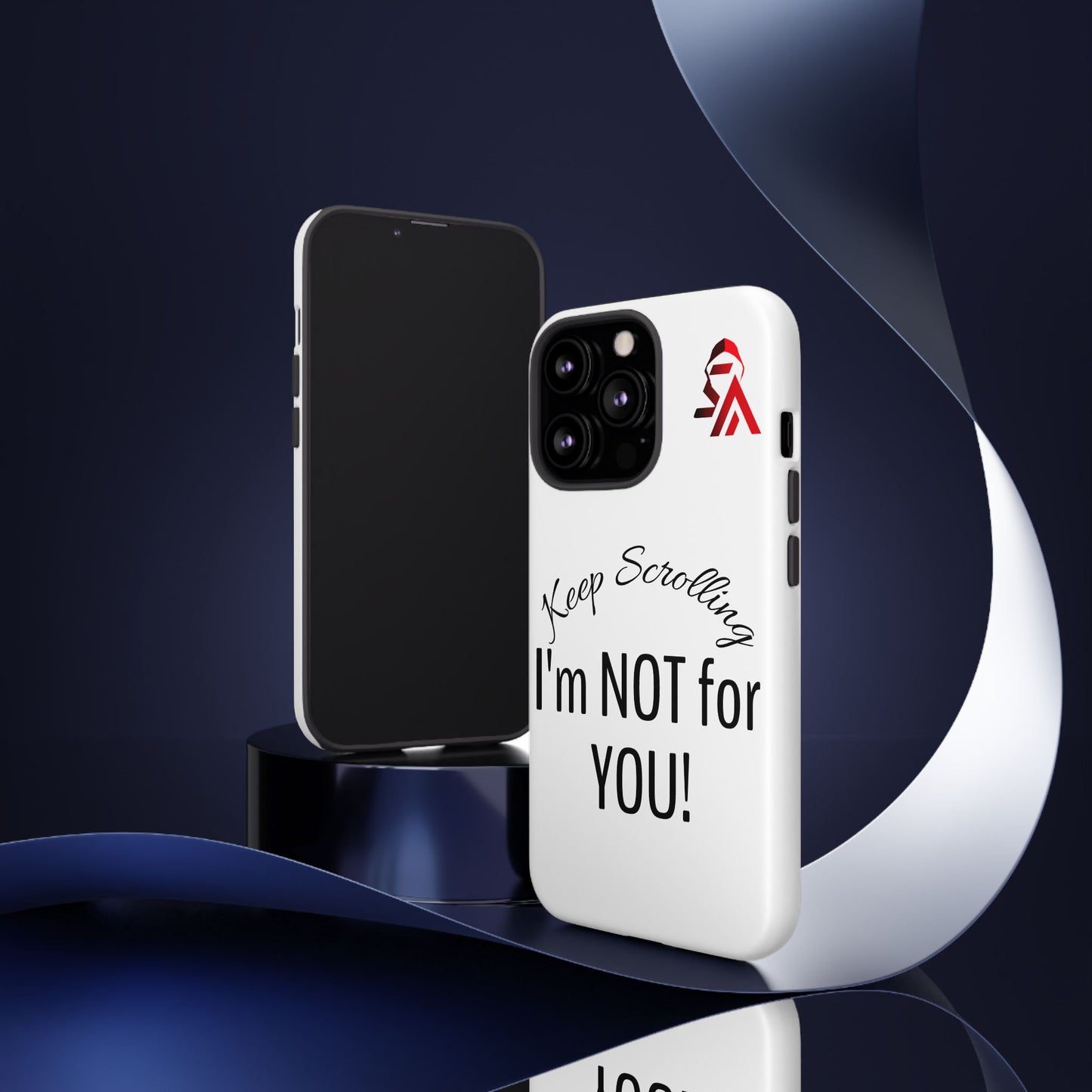 Keep Scrolling Phone Case - Tough Cases, Gift for Social Media Users, Trendy Phone Accessory, Funny Phone Cover, Modern Tech Gift