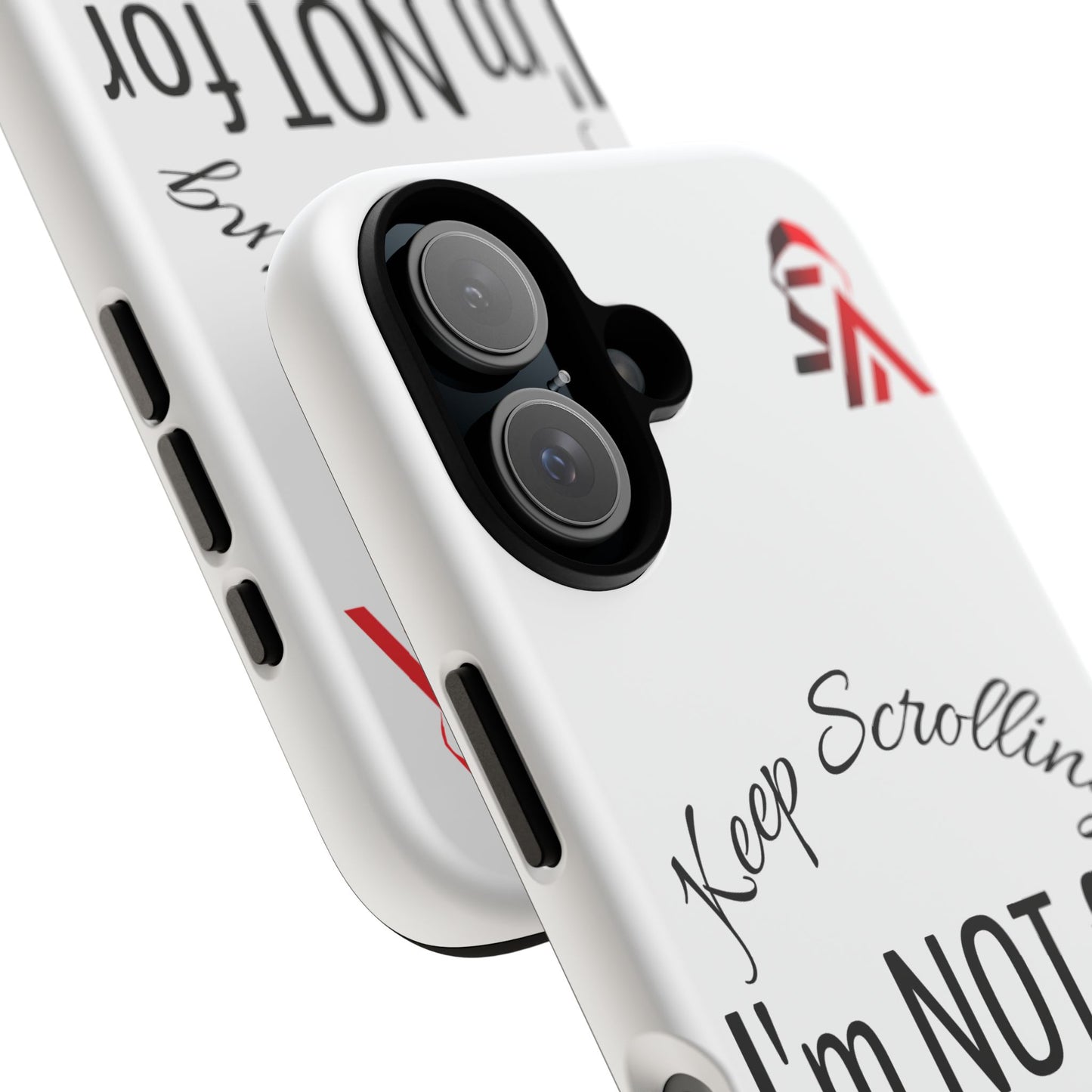 Keep Scrolling Phone Case - Tough Cases, Gift for Social Media Users, Trendy Phone Accessory, Funny Phone Cover, Modern Tech Gift