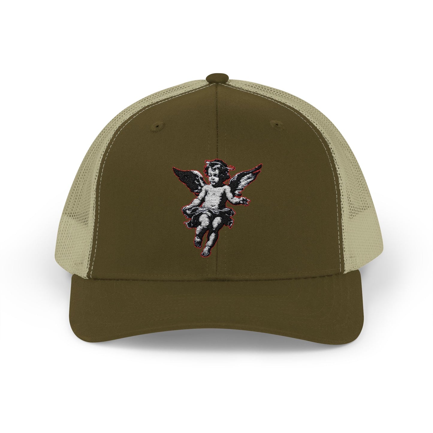 Angel Sequin Snapback Trucker Cap, Trendy Hat for Teens, Summer Style, Festival Wear, Gift for Friends, Casual Accessories