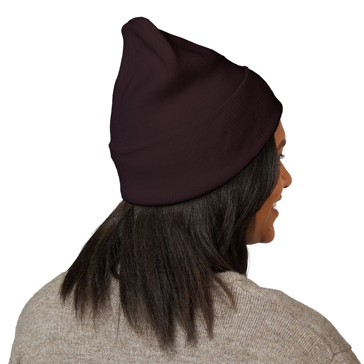 Classic Cuffed Beanie Hat, Embroidered Winter Hat, Unisex Knit Cap, Warm Beanie for Gift, Casual Outdoor Accessory