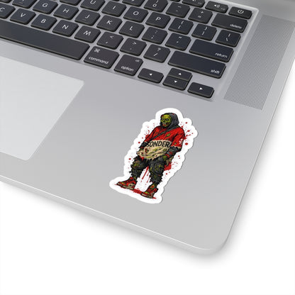 Zombie-Themed Kiss-Cut Stickers | Edgy Decor, Laptop Accessories, Halloween Decor, Creative Gifts, Unique Art