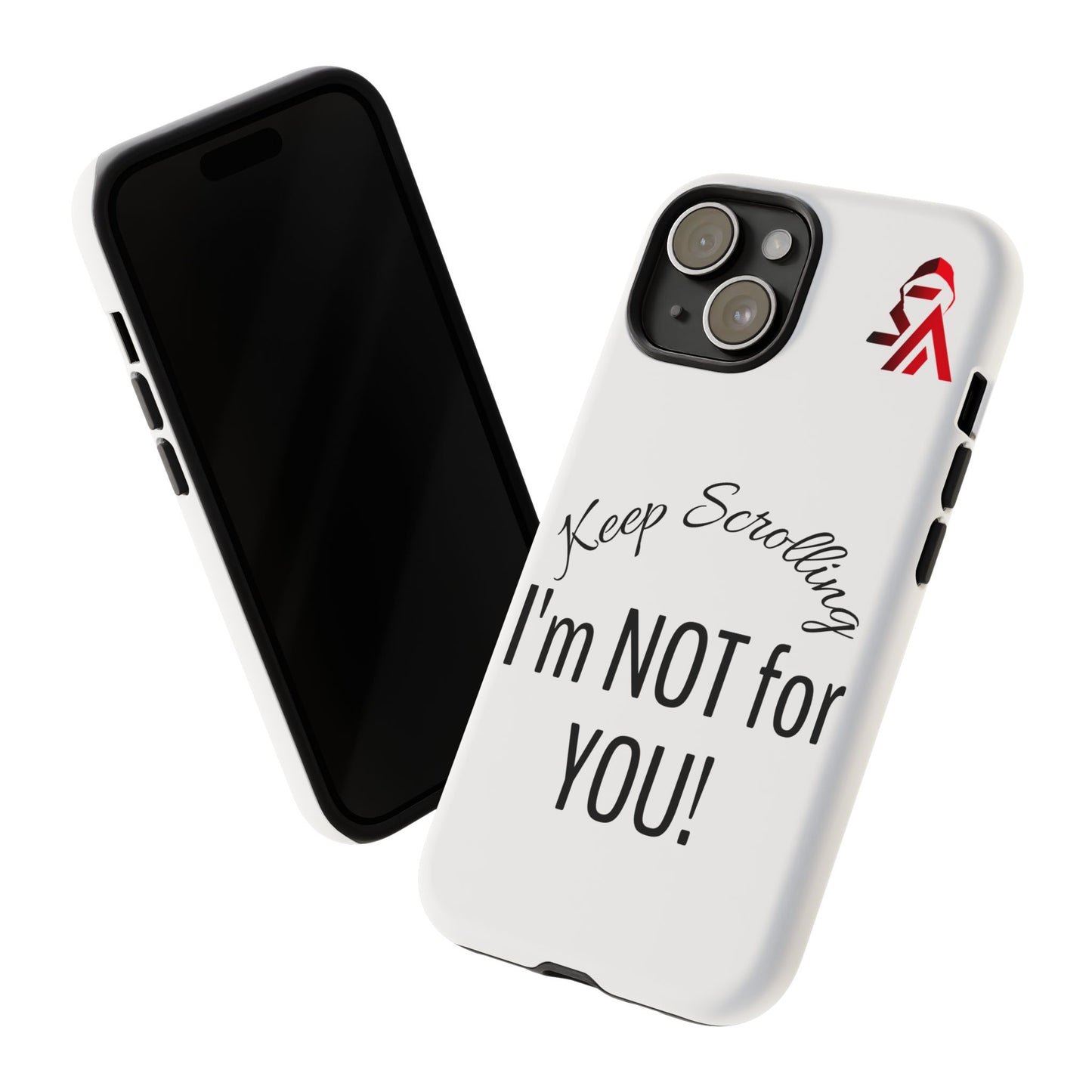 Keep Scrolling Phone Case - Tough Cases, Gift for Social Media Users, Trendy Phone Accessory, Funny Phone Cover, Modern Tech Gift