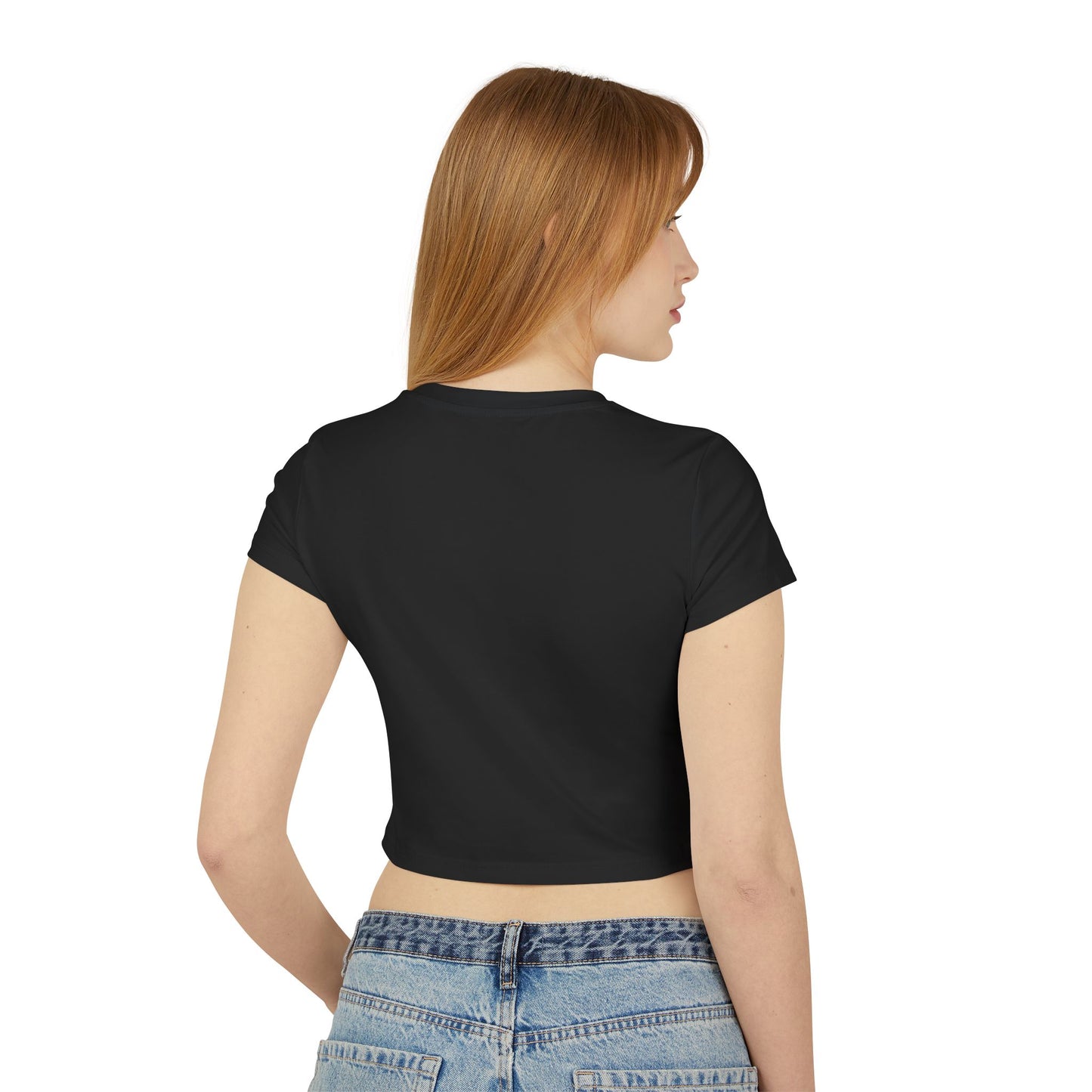 Sonder Anonymous Women's Baby Tee | Cute Graphic Crop Top for Casual Outfits, Perfect for Night Out, Summer Parties, Gift Ideas