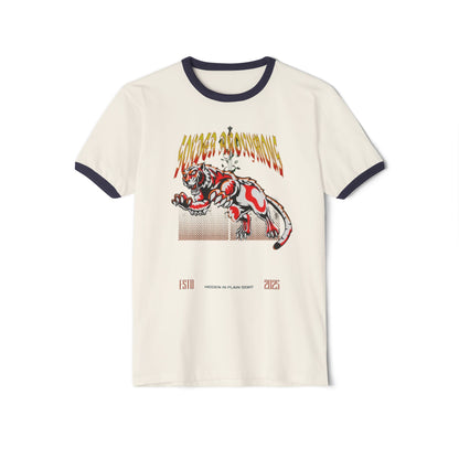 Retro Graphic Dinosaur T-Shirt, Unisex Cotton Tee, Vintage Style, Perfect for Kids & Adults, Great Gift for Dinosaur Lovers, Casual Wear