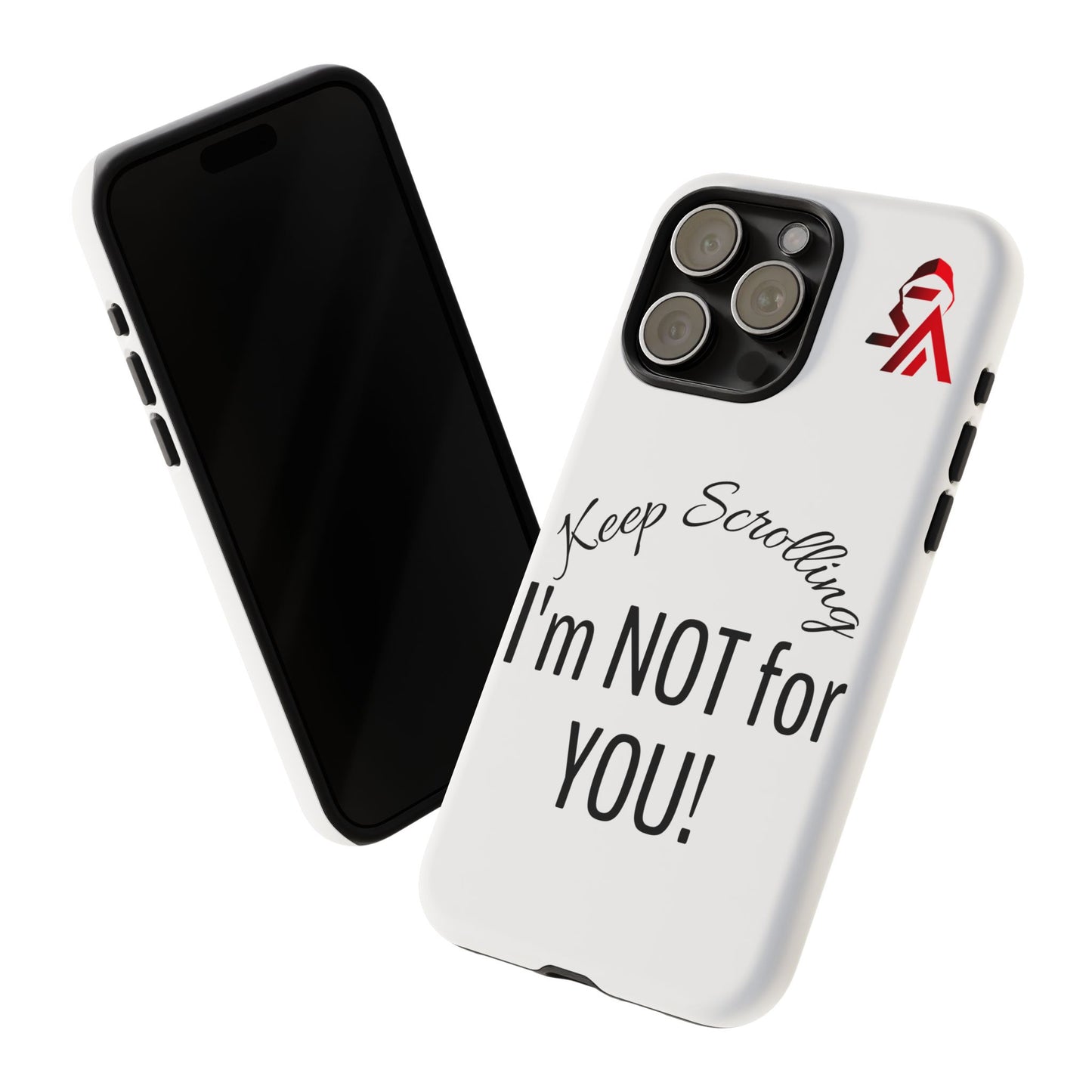 Keep Scrolling Phone Case - Tough Cases, Gift for Social Media Users, Trendy Phone Accessory, Funny Phone Cover, Modern Tech Gift