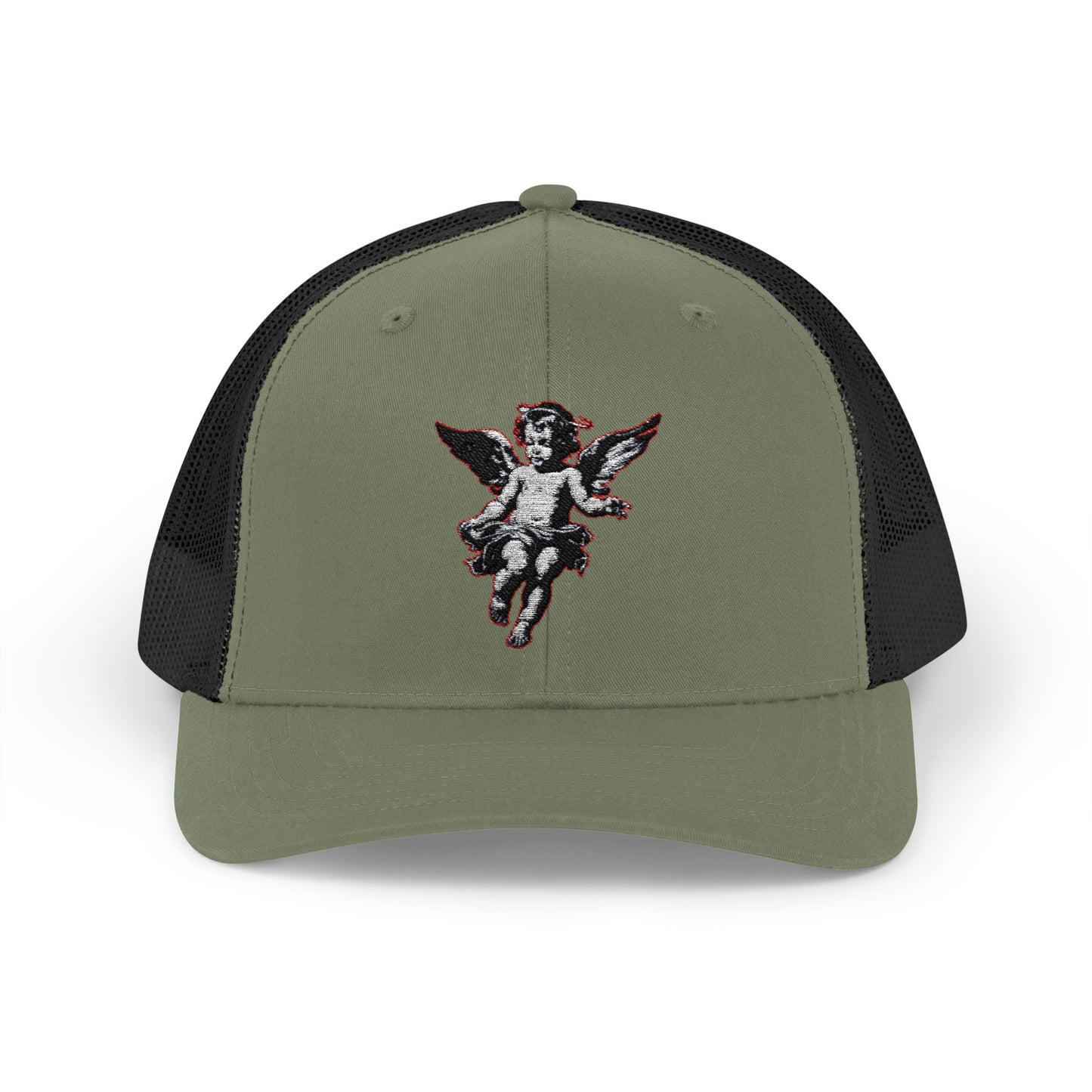 Angel Sequin Snapback Trucker Cap, Trendy Hat for Teens, Summer Style, Festival Wear, Gift for Friends, Casual Accessories