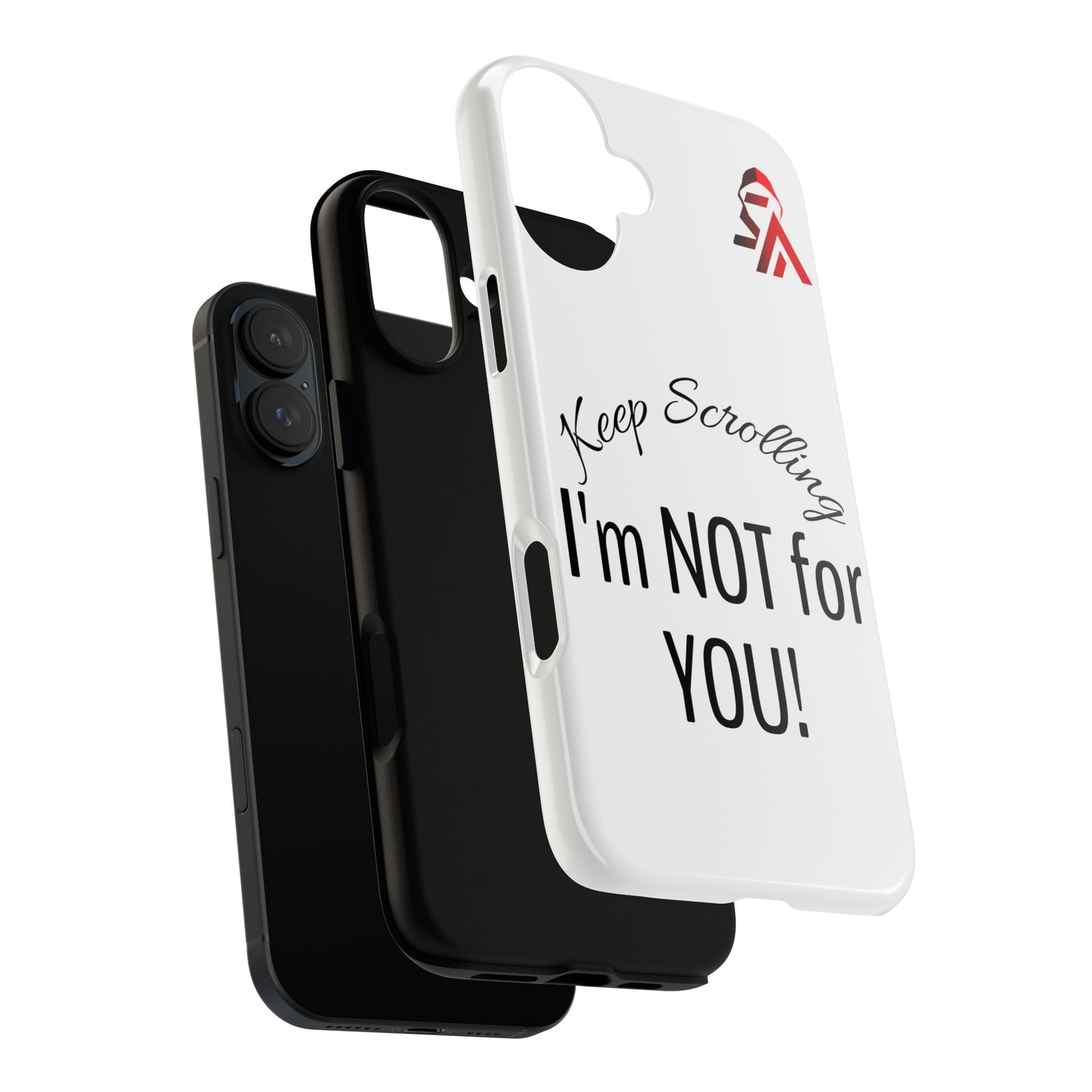 Keep Scrolling Phone Case - Tough Cases, Gift for Social Media Users, Trendy Phone Accessory, Funny Phone Cover, Modern Tech Gift