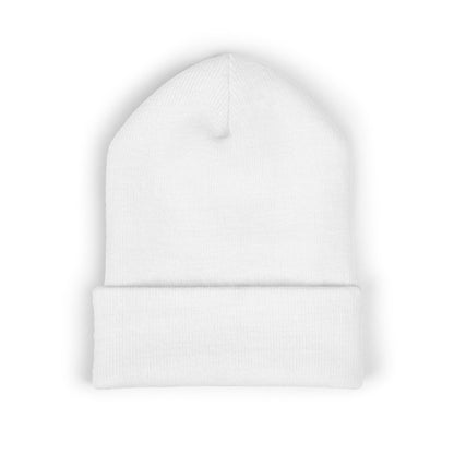 Classic Cuffed Beanie Hat, Embroidered Winter Hat, Unisex Knit Cap, Warm Beanie for Gift, Casual Outdoor Accessory