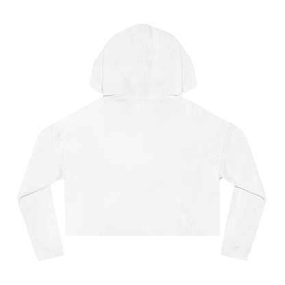 Cropped Hooded Sweatshirt, "Dance with the Devil" Graphic, Edgy Style for Everyday Wear, Perfect for Festivals, Concerts, and Casual Outings