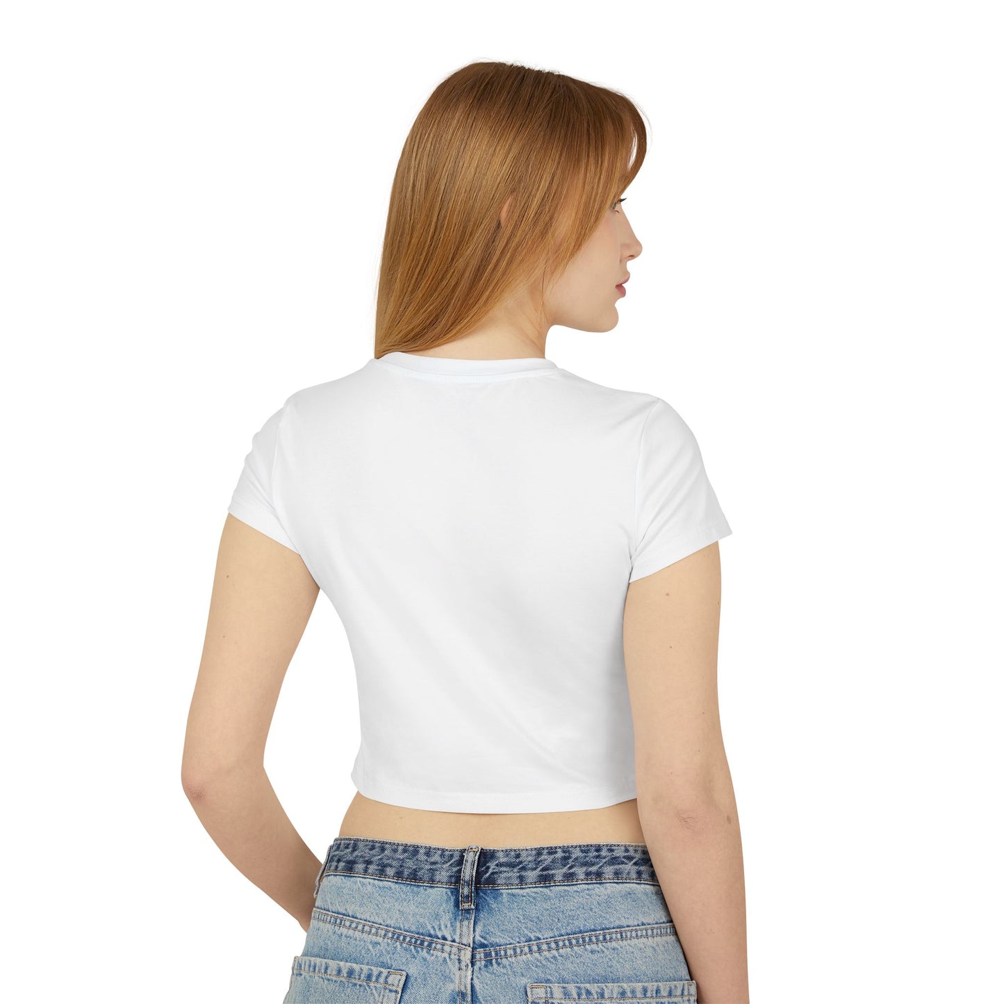 Sonder Anonymous Women's Baby Tee | Cute Graphic Crop Top for Casual Outfits, Perfect for Night Out, Summer Parties, Gift Ideas