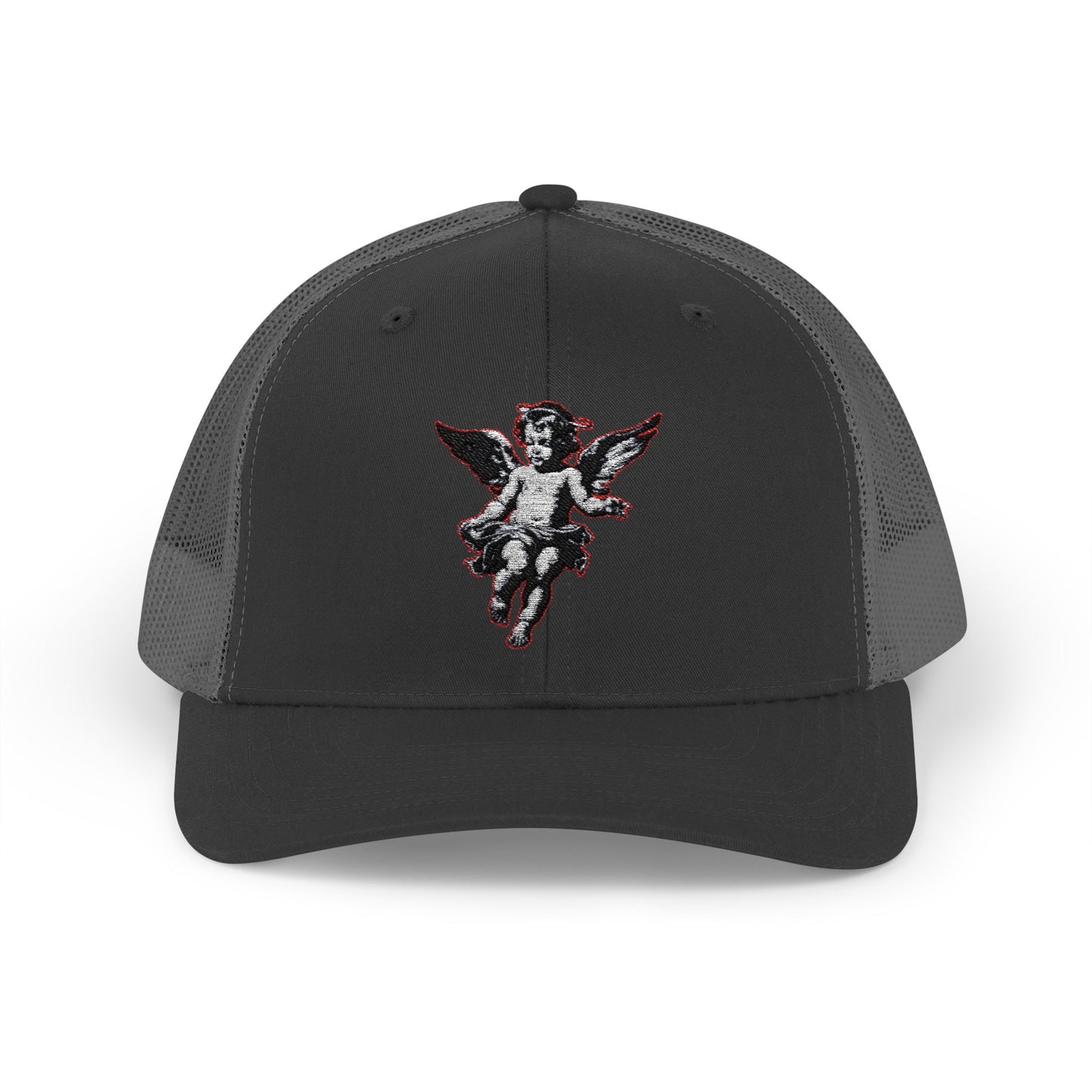 Angel Sequin Snapback Trucker Cap, Trendy Hat for Teens, Summer Style, Festival Wear, Gift for Friends, Casual Accessories