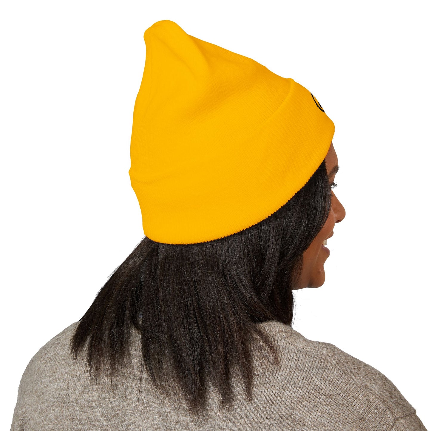 Classic Cuffed Beanie Hat, Embroidered Winter Hat, Unisex Knit Cap, Warm Beanie for Gift, Casual Outdoor Accessory