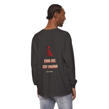Edgy Angel Long Sleeve T-Shirt, Streetwear Fashion, Casual Wear, Unique Graphic Tee, Unisex Apparel, Gift for Him/Her