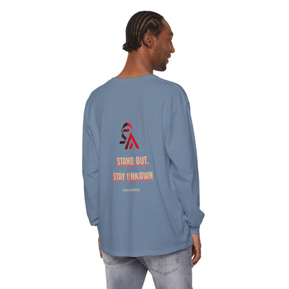 Edgy Angel Long Sleeve T-Shirt, Streetwear Fashion, Casual Wear, Unique Graphic Tee, Unisex Apparel, Gift for Him/Her