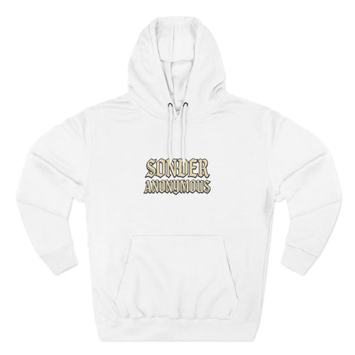 Sonder Anonymous Three-Panel Fleece Hoodie for Ultimate Comfort, Casual Style, Streetwear, Unique Gift, Everyday Wear