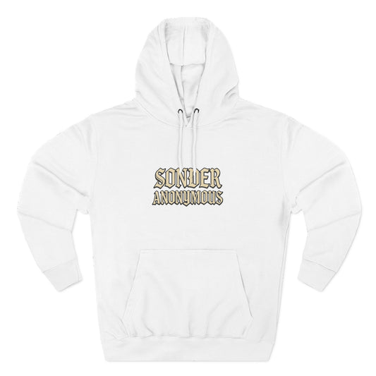 Sonder Anonymous Three-Panel Fleece Hoodie for Ultimate Comfort, Casual Style, Streetwear, Unique Gift, Everyday Wear