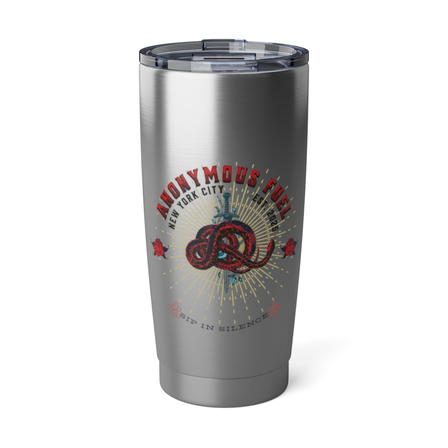 Traveler's 20oz Stainless Steel Tumbler, Inspirational Gift, Adventure Mug, Personalized Travel Cup, Eco-Friendly Travel Sculpt