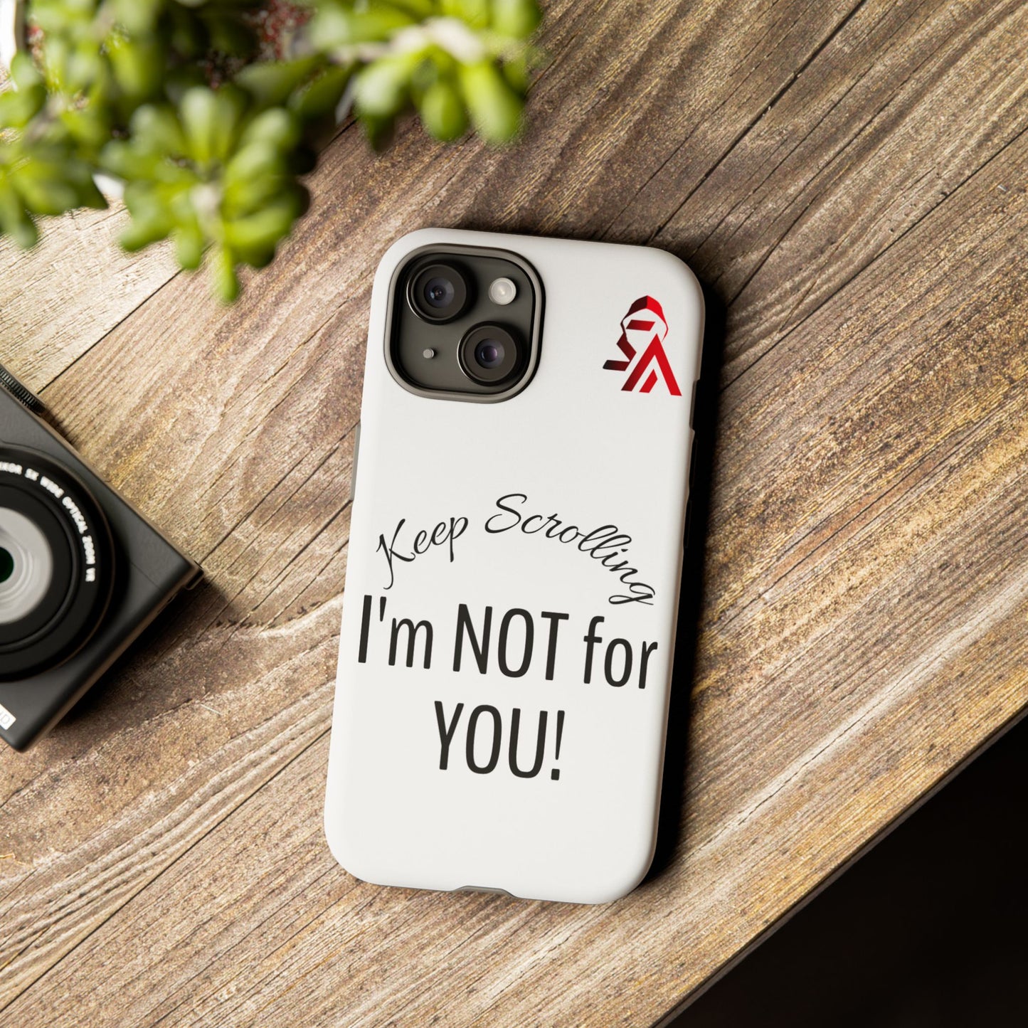 Keep Scrolling Phone Case - Tough Cases, Gift for Social Media Users, Trendy Phone Accessory, Funny Phone Cover, Modern Tech Gift