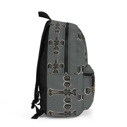 Sonder Anonymous Backpack with Cross Design – Stylish, Unique, Perfect for School, Travel, Gifts, or Everyday Use